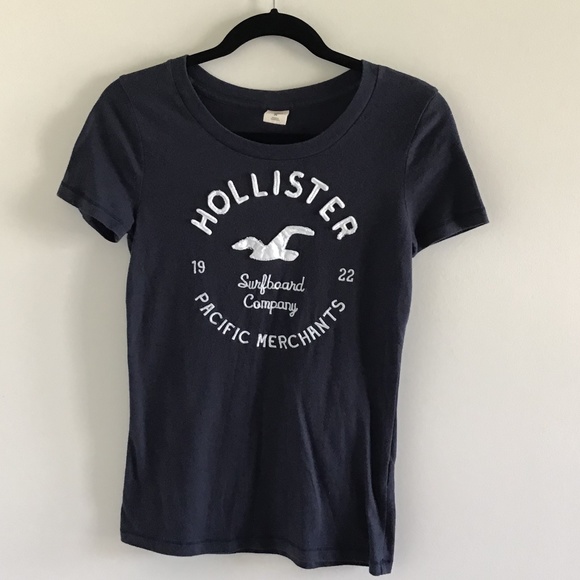 Hollister Applique Logo Graphic Shirt - Picture 1 of 2